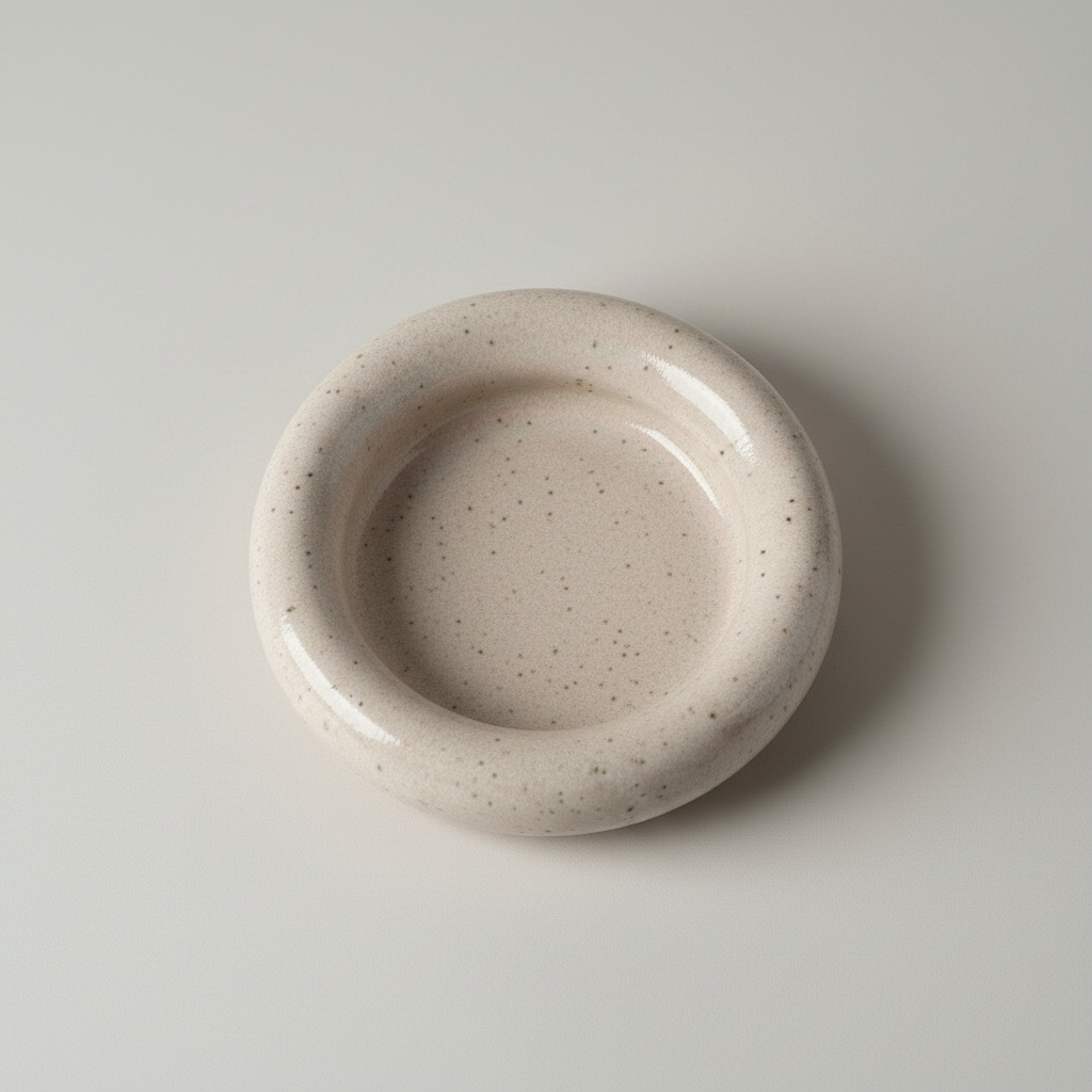 Speckled Dish – Top Down