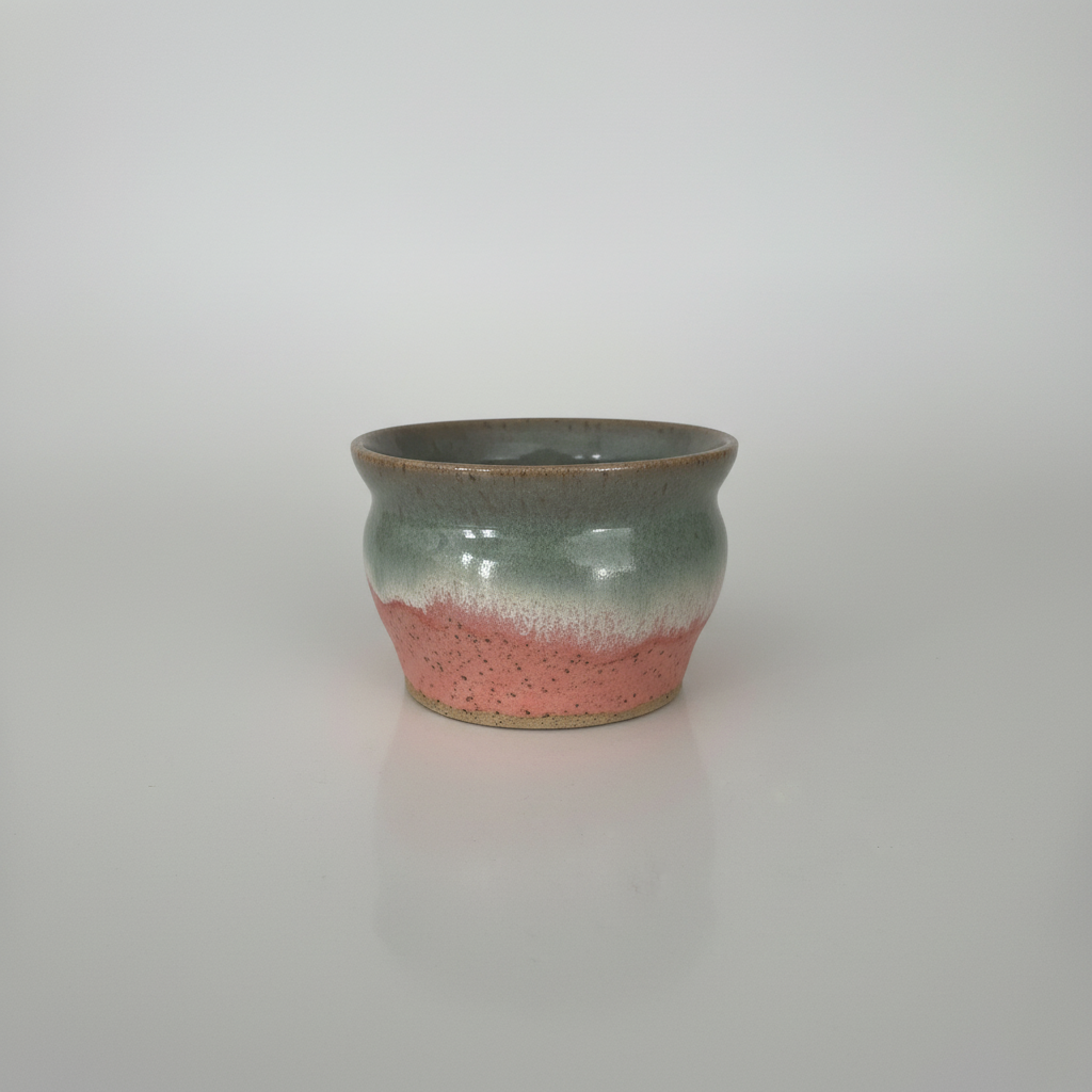 Studio shot of two-tone ceramic bowl