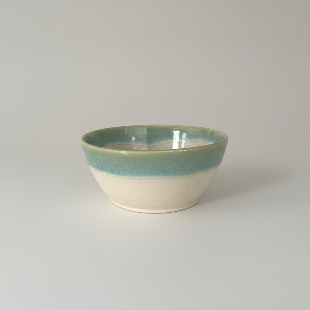 Teal Bowl – Side Angle