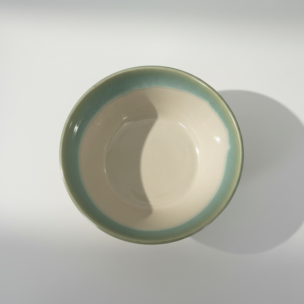 Teal Bowl – Top Down