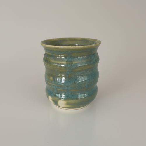 Teal Cup – Side Angle